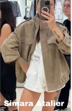 Giacca ZARA DONNA in pelle