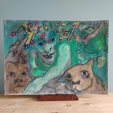 Grande ritratto colorato