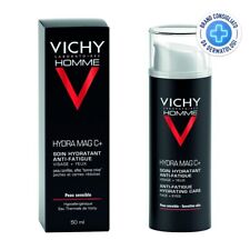 Vichy Homme - Hydra Mag C + Trattamento Idratante Anti-Fatica Viso + Occhi, 50ml