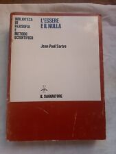 L' Essere E Il Nulla Di Jean-Paul Sartre