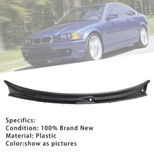 Windshield Wiper Cover Vent Cowl Grille Panel Pour BMW 3 SERIES E46 COUPE