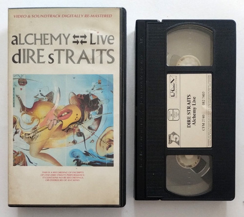 Vhs dire straits - dire, alchemy
