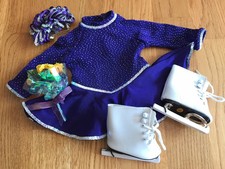 ABITO STAR DEL PATTINAGGIO RAGAZZA AMERICANA - COMPLETO - P.C.