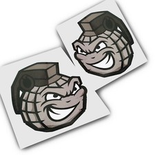 Granate a mano decalcomanie