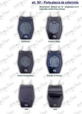 Porta Placca Doppio Uso Collo