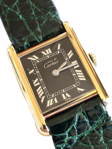 Cartier tank vermeil - cartier,