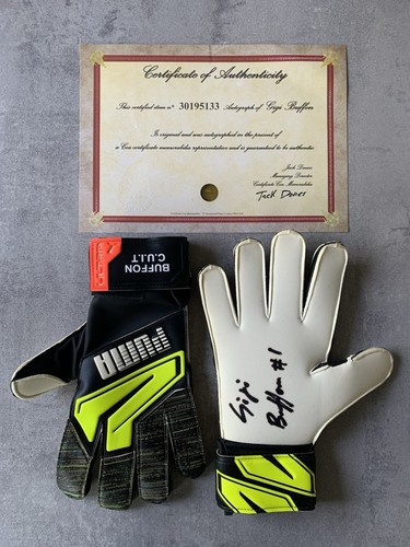 Guanti autografati buffon - guanti,