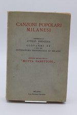 1939 Canzoni Popolari Milanesi