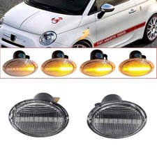 COPPIA FRECCE LATERALI PROGRESSIVE A LED PER ABARTH FIAT 500 595 500C 