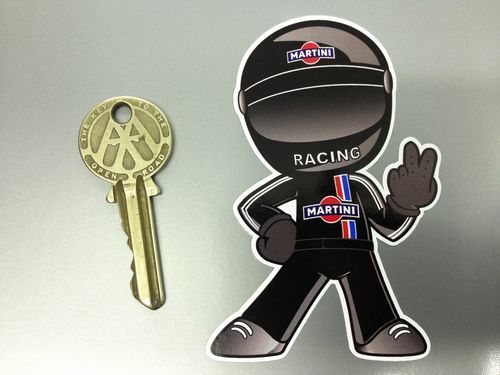 Adesivo martini racing driver - adesivo,