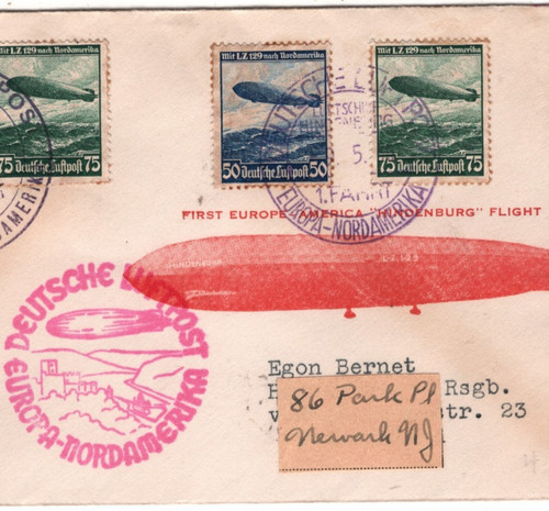 Zeppelin hindenburg 1936 - zeppelin, cover