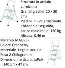 SCALA SGABELLO 2/4 GRADINI