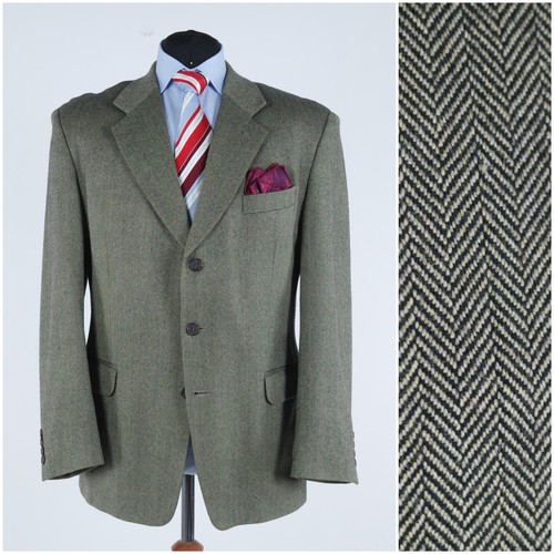 Mens herringbone blazer 42r - blazer,