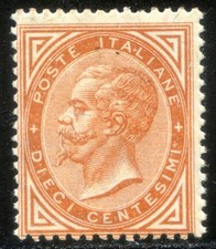 Kingdom of Italy 1863 Effigy