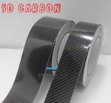 Nastro adesivo car Wrapping Carbonio 5D lucida di alta qualità in rotolo da 5 MT