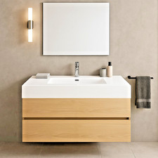 Lavabo sospeso 80 in resina