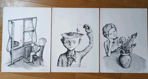 Morimoto triptyque gravures - morimoto,