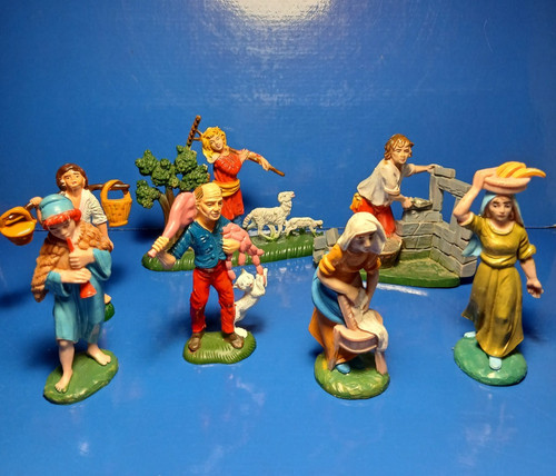 Lotto statue presepe - presepe,, made