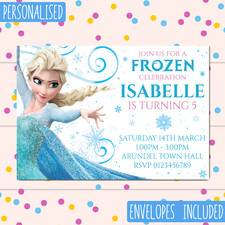Inviti festa compleanno - , frozen