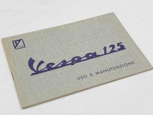 Vespa 125 manuale - vespa, uso
