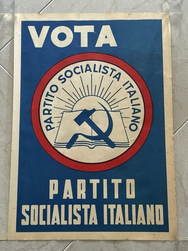Manifesto elettorale epoca - manifesto, d'epoca