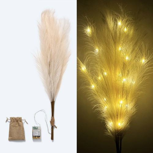 Erba pampa artificiale con - erba,