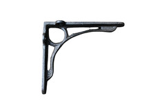 Mensola in ghisa 10 x 12 cm supporto mensola supporto angolo marrone antico c...