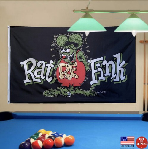 Bandiera rat fink corsa - fink,