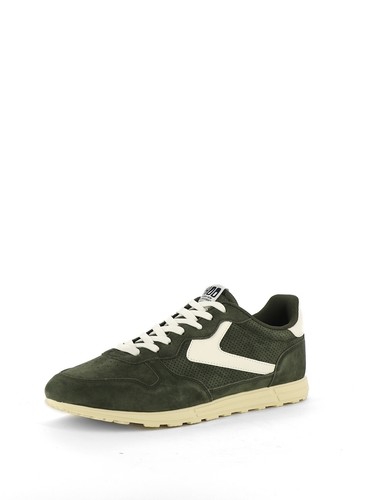 Sneakers stringate uomo verde