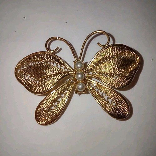 Spilla vintage ciondolo - vintage, tono