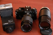 Nikon EM + Soligor 28-80 +