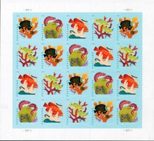 2019 35c Coral Reefs, Brain