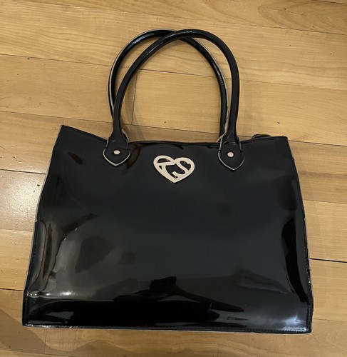 Borsa twin set nera vernice - twin,