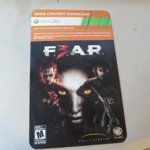 Fear 3 contenuti - fear,