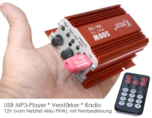 Mini verstärker kinter 700 - mini-verstÄrker, ma-700