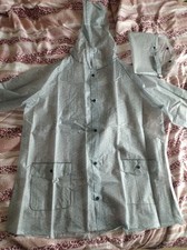 GIACCA ANTI PIOGGIA IMPERMEABILE MOTO SCOOTER RICHIUDIBILE BUSTA Taglia L/XL