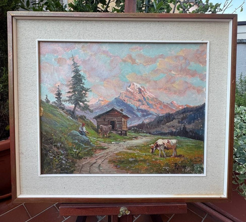 Quadro dipinto olio su - quadro,