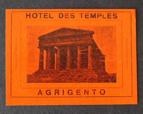 Ancienne étiquette hotel - ancienne,