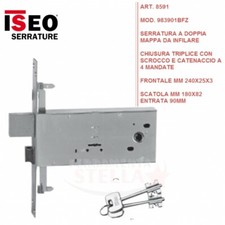 SERRATURA INFILARE FASCIA ISEO