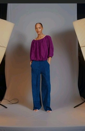 Zara pantalone 100 pelle - 100%,