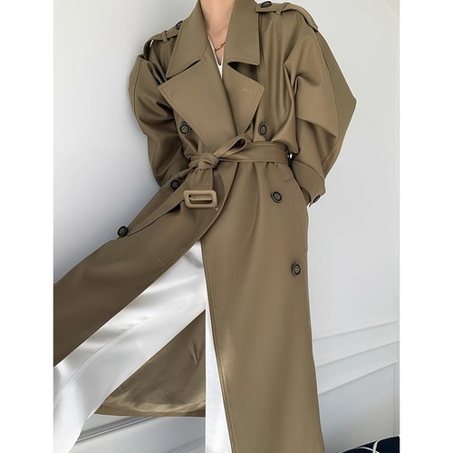 Cappotto trench lungo donna