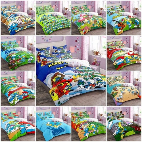 Set lenzuola puffi - 3d,