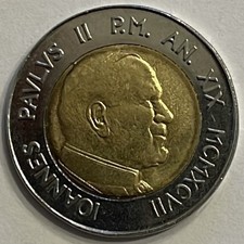 500 Lire Vaticano 1997
