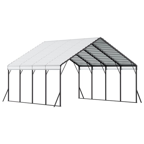 20x20ft tough metal carport - 20x20ft,
