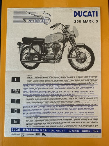 Depliant ducati 250mark - depliant, 3