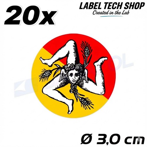 20x adesivi sicilia - -,