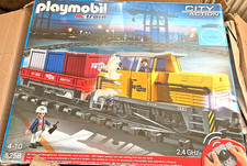 PLAYMOBIL 5258 RC TRAIN CITY ACTION CON ANTERIORE + FANALE POSTERIORE + CLACSON + SIRENA TOP👍
