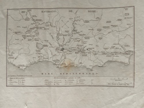 Incisione antica dintorni - dintorni, di