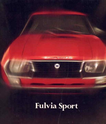 Brochure lancia fulvia - brochure, sport