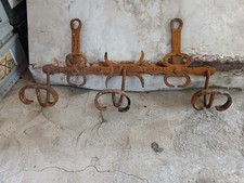 Vecchio appendiabiti Ferrobattuto